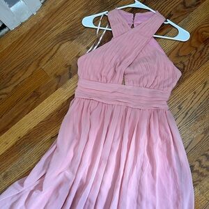 Nwt long pink dress